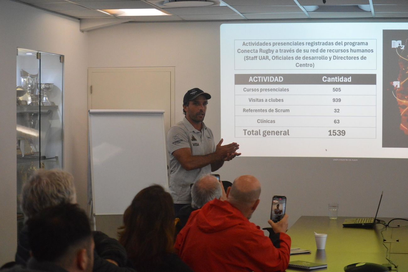 Martín Gaitán, coordinador de Conecta Rugby.