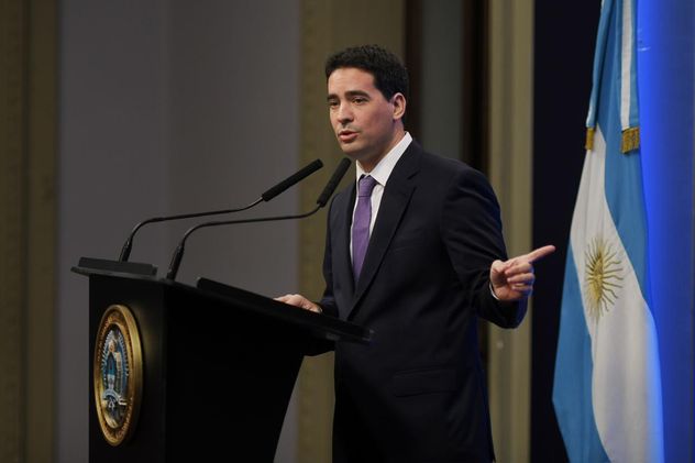 El vocero presidencial, Adrián Ravier.