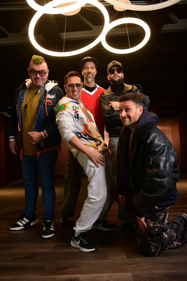 Los Caligaris en el primer aniversario del streaming de La Voz en vivo.  (Nicolás Bravo / La Voz)