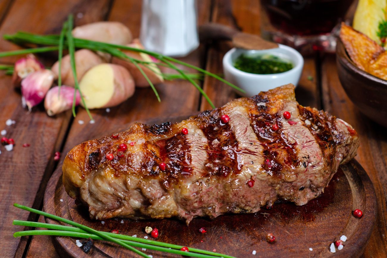 CORTE PREMIUM. Un bife ancho como los que se venden en el mercado estadounidense.