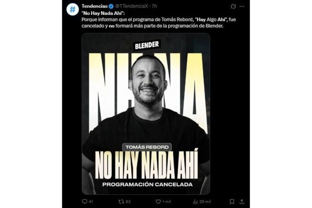"No hay nada ahí" fue tendencia en X.