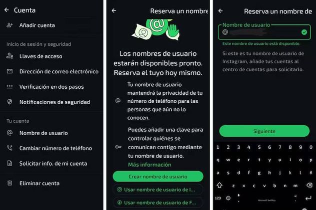 WhatsApp lanza su cambio más esperado: cómo reservar tu nombre de usuario para ocultar el número de teléfono.
