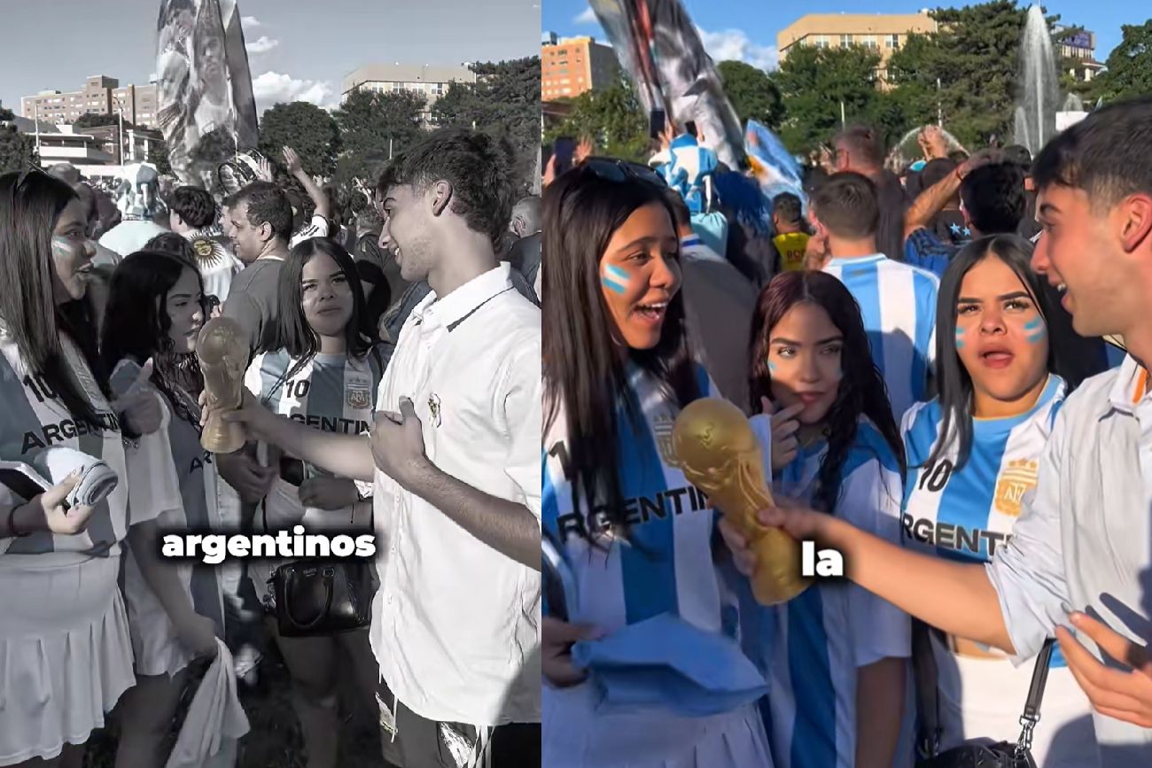 Tres cubanas se lookearon de Argentina para el banderazo del Mundial y son viral
