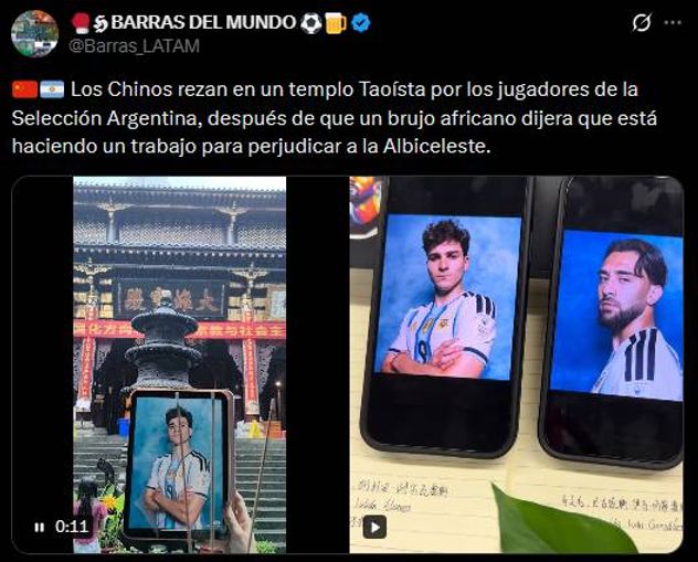 Los "hechizos" en Argentina para frenar al brujo ganhés.