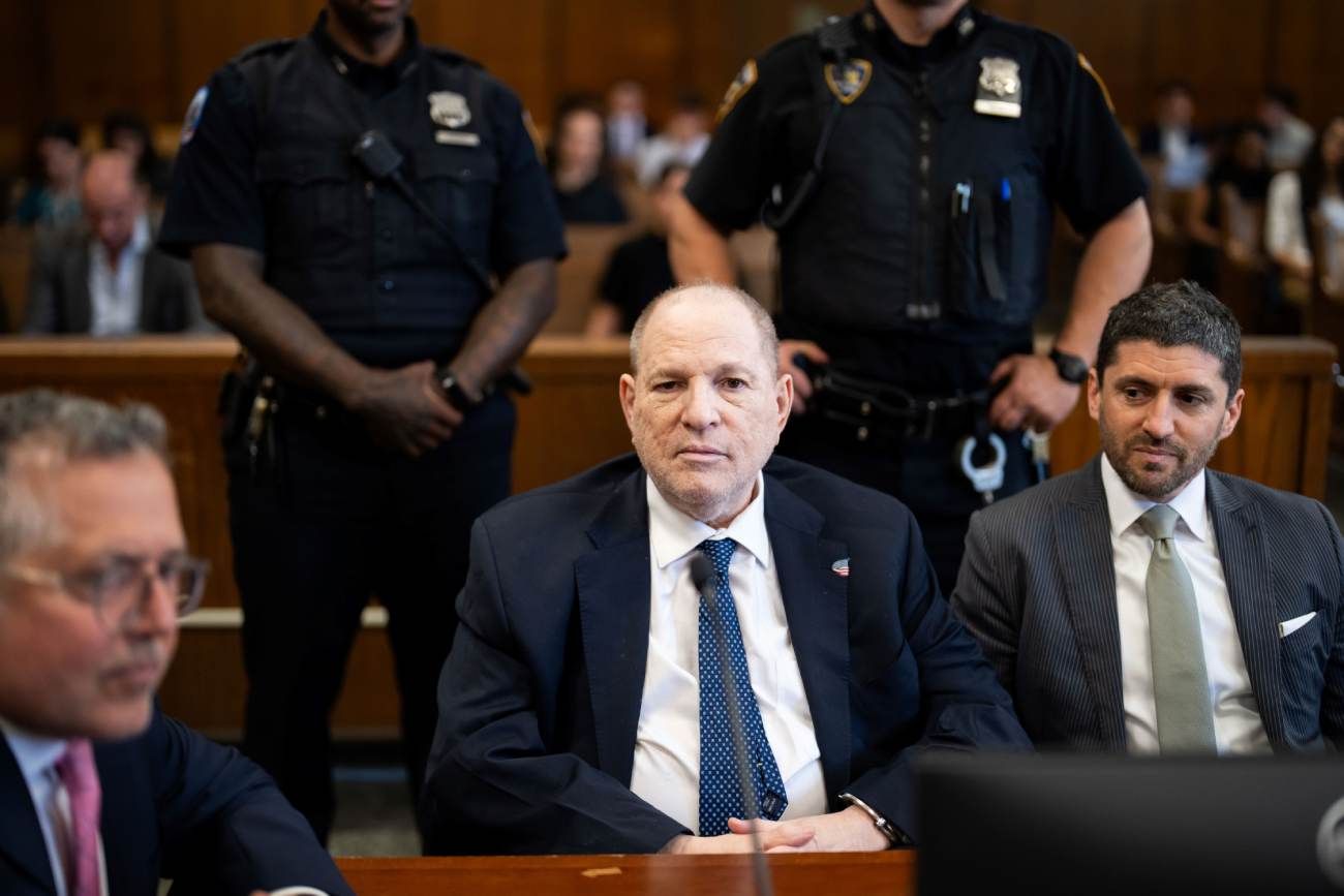 Harvey Weinstein comparece ante el Tribunal Supremo de Manhattan, el jueves 25 de junio de 2026 en Nueva York. (Adam Gray/ Pool vía AP)
