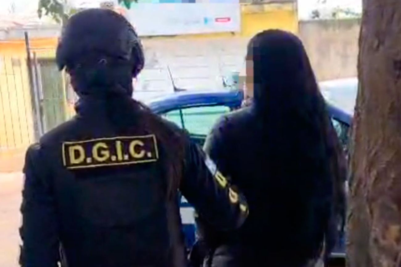 Una de las personas detenidas. (Policía)