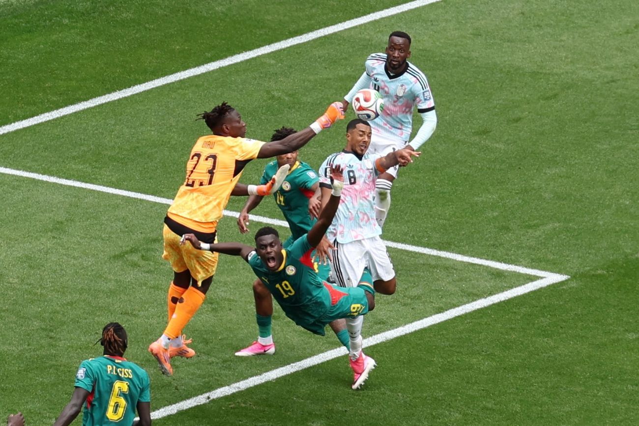 Bélgica vs. Senegal por los 16avos de final del Mundial.