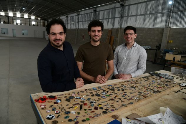 Augusto Faure, Juan Perello y Claudio González, socios fundadores de Siete Millas.