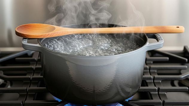 Colocar una cuchara de madera sobre la olla es uno de los trucos caseros más utilizados para controlar el hervor del agua.