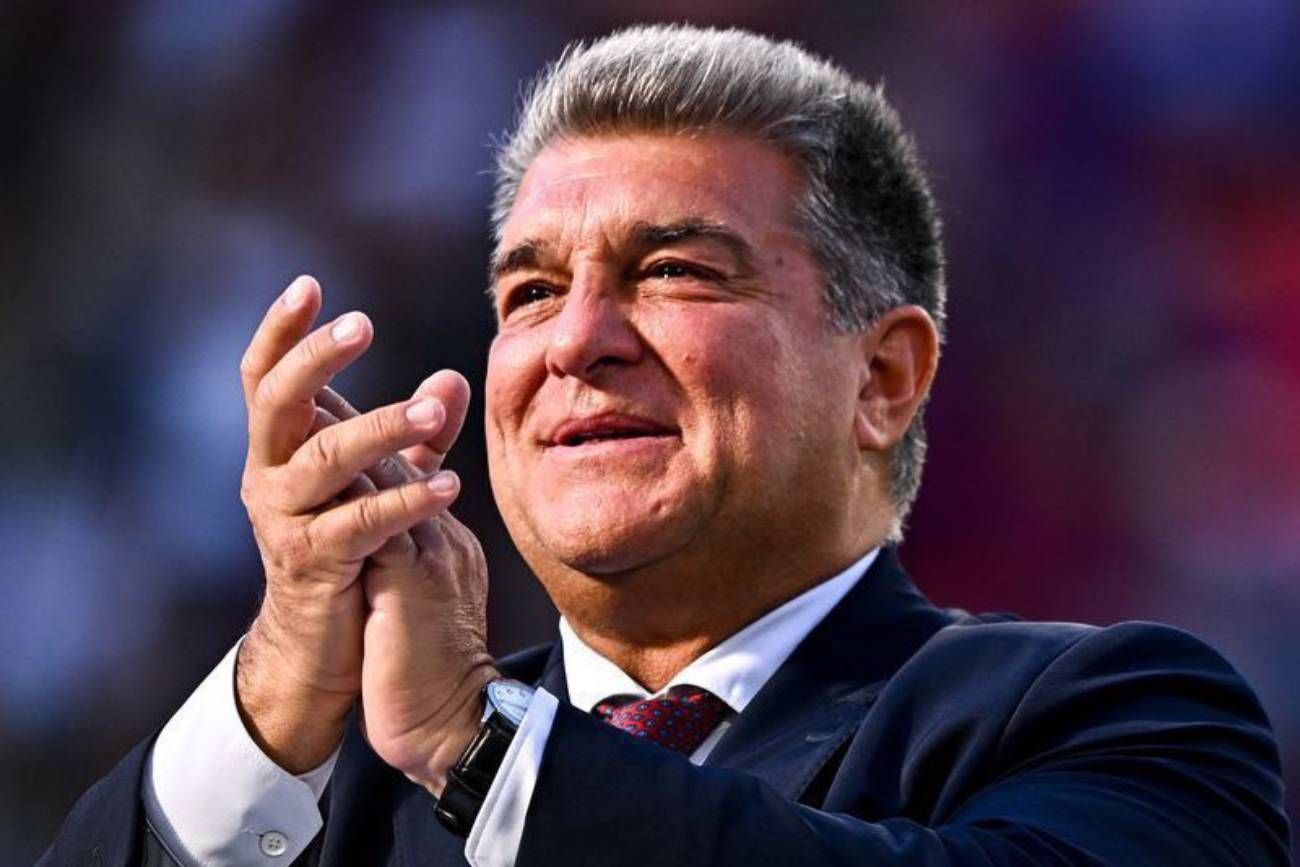 Joan Laporta habló de Julián Álvarez.