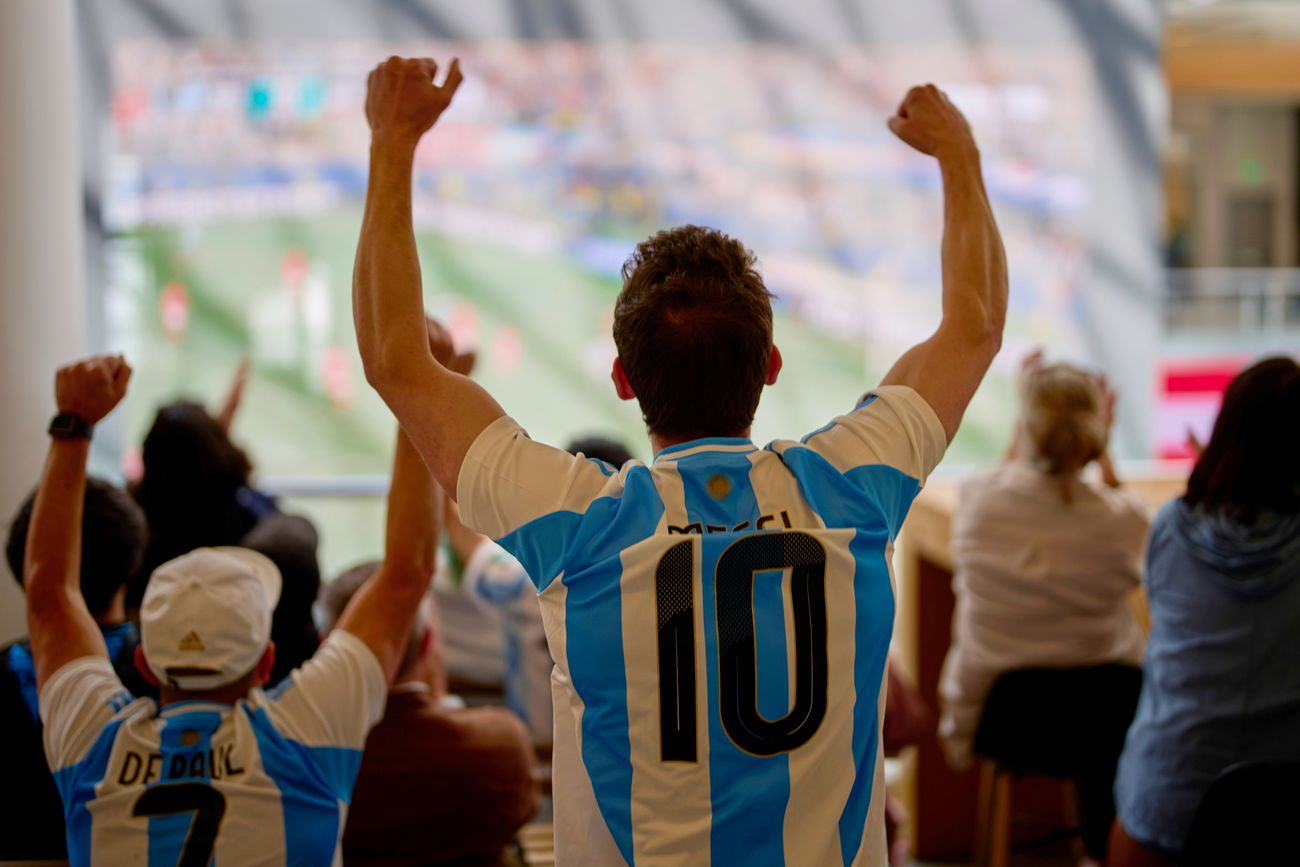 Todos enloquecidos con Messi en Estados Unidos.
