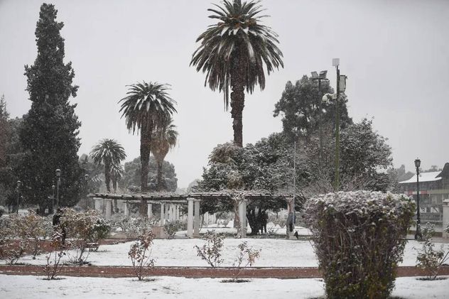 Ola polar en el país: suspendieron las clases en Mendoza por las intensas nevadas. 