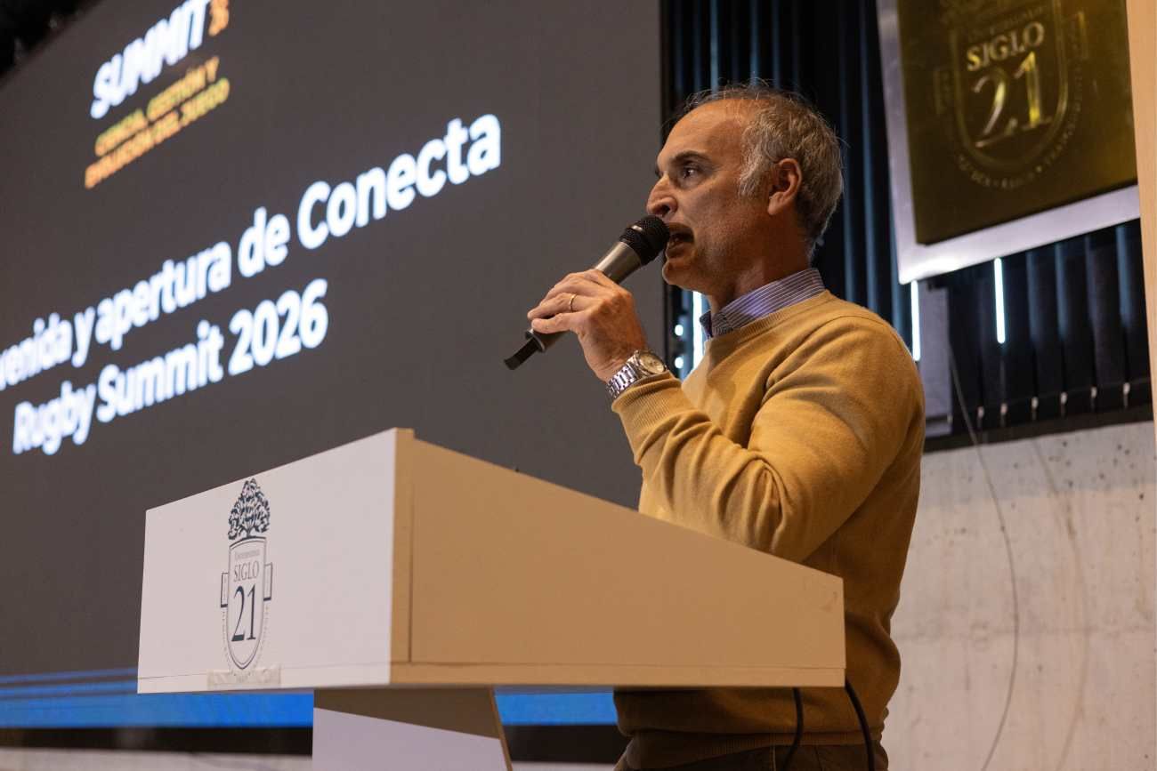 El cordobés Félix Páez Molina, presidente de la UAR, en la apertura del Summit 2026.