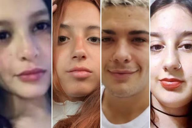 Casilda. Los cuatro jóvenes que fallecieron tras el siniestro en la ruta provincial S26, al sur de Santa Fe.