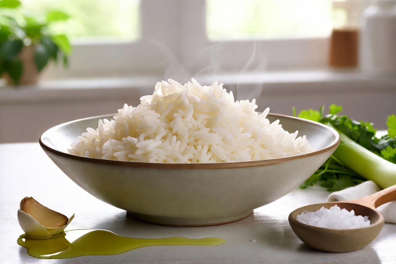 Cómo preparar arroz.