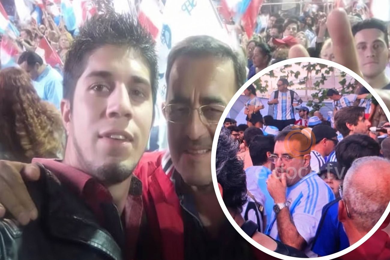 A Ricardo Moreno se lo vio en Miami, en el banderazo de Argentina.