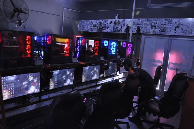 HQ Esports, uno de los cybers que aún está vigente en la ciudad de Córdoba.