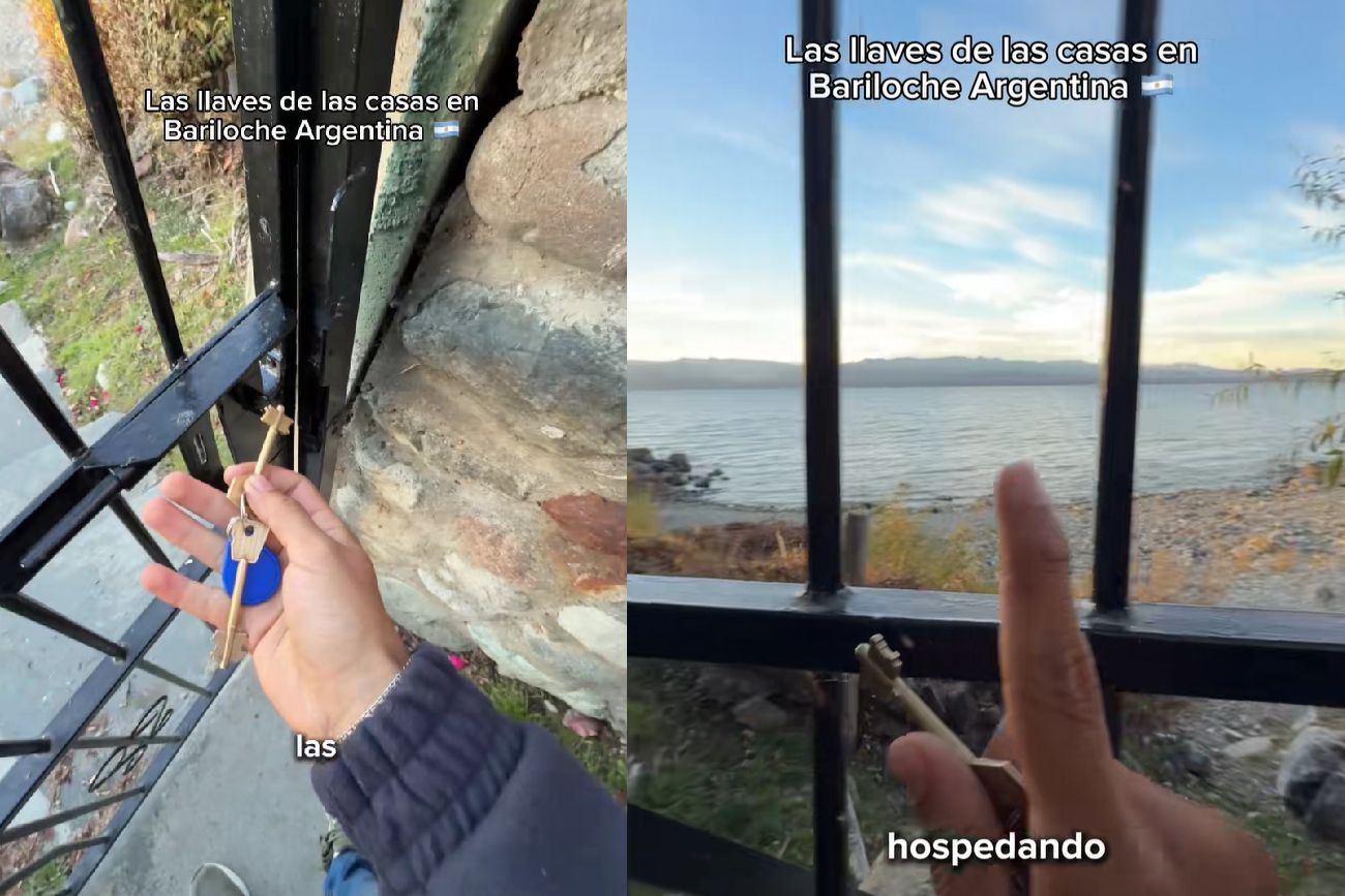Un colombiano viajó a Bariloche y se sorprendió con las llaves argentinas: el motivo