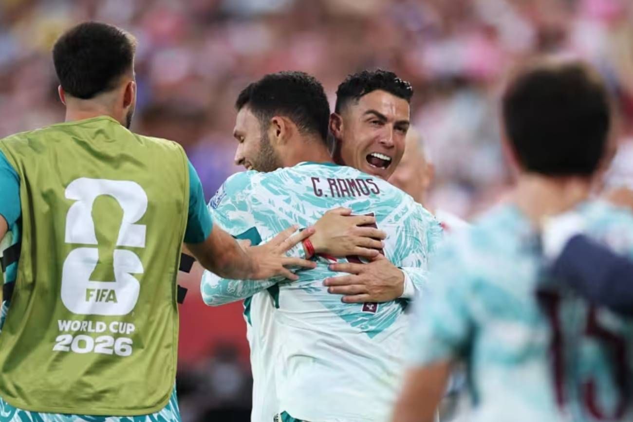 Ramos y Cristiano Ronaldo.