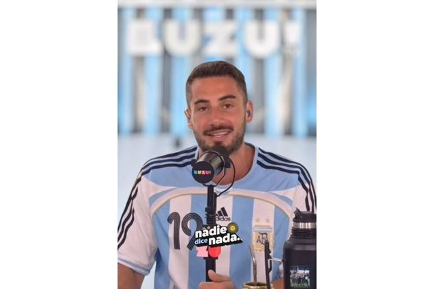 Nico Occhiato en la última emisión de "Nadie dice nada" desde Miami, Estados Unidos.