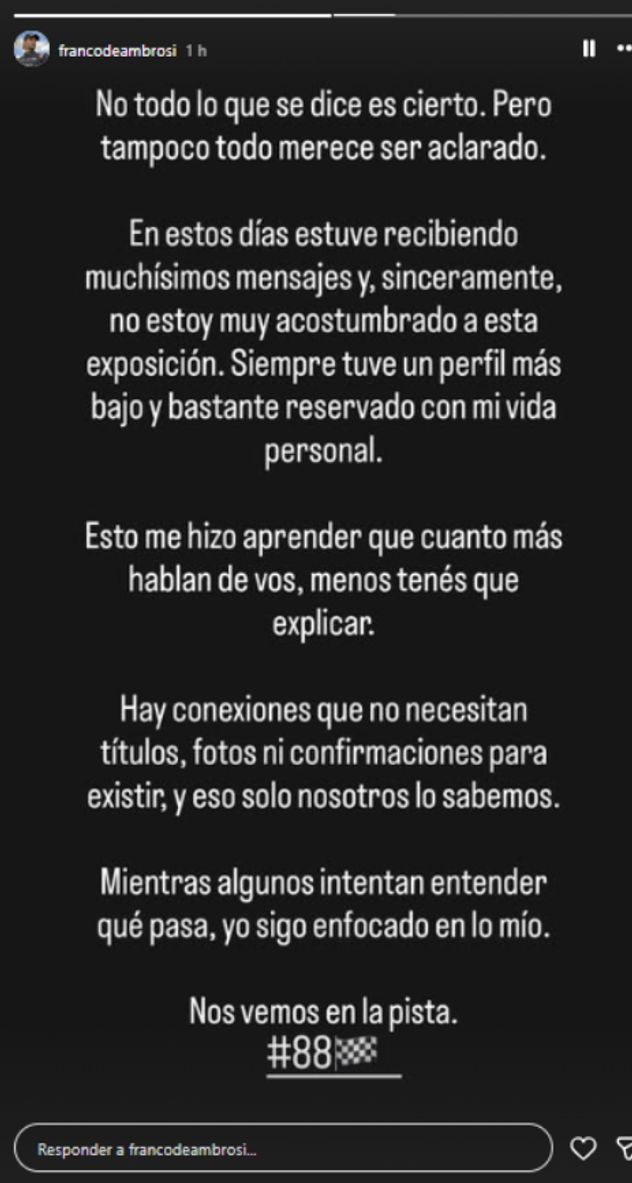 La historia de Franco Deambrosi.