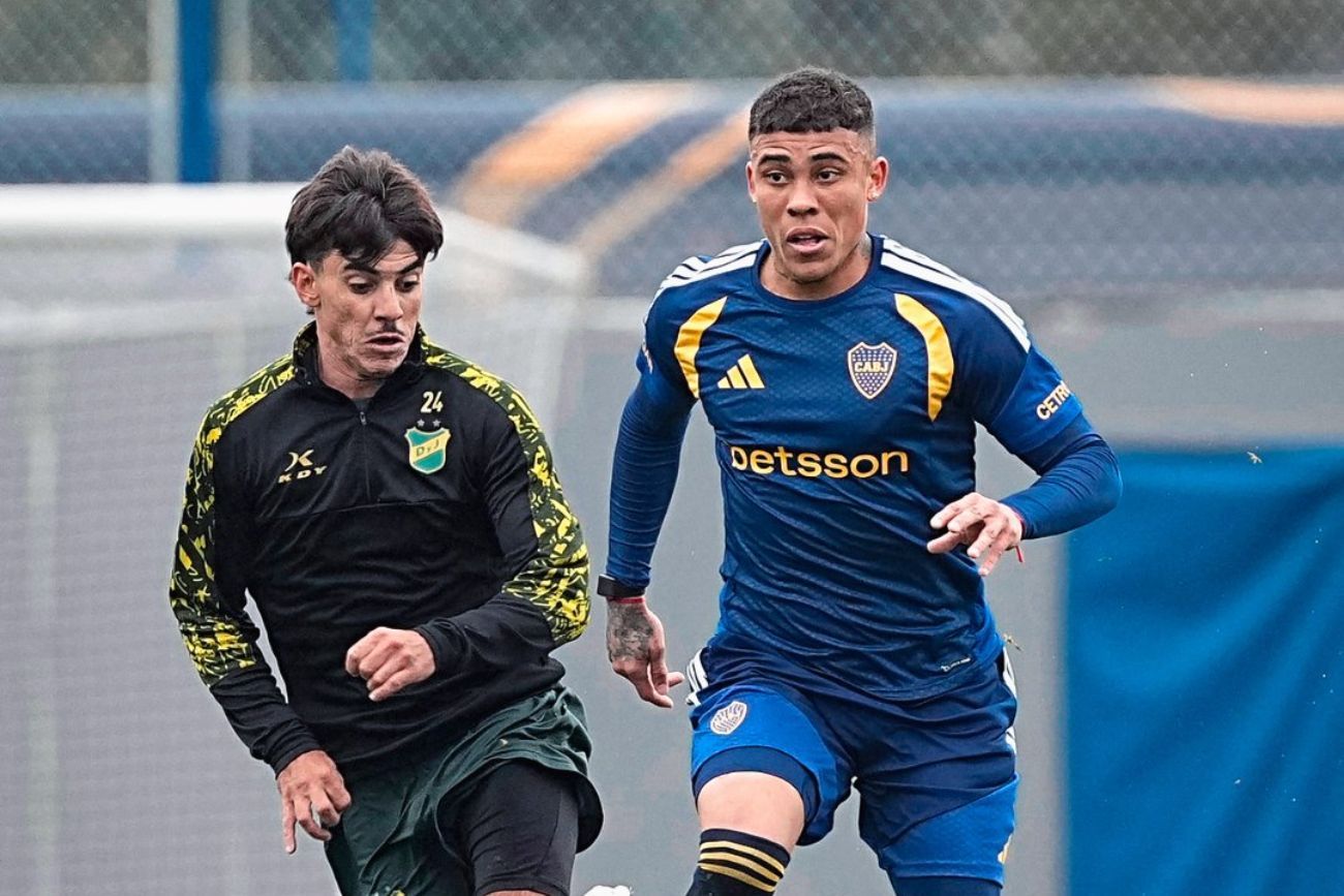 Boca disputó un partido amistoso ante Defensa y Justicia.