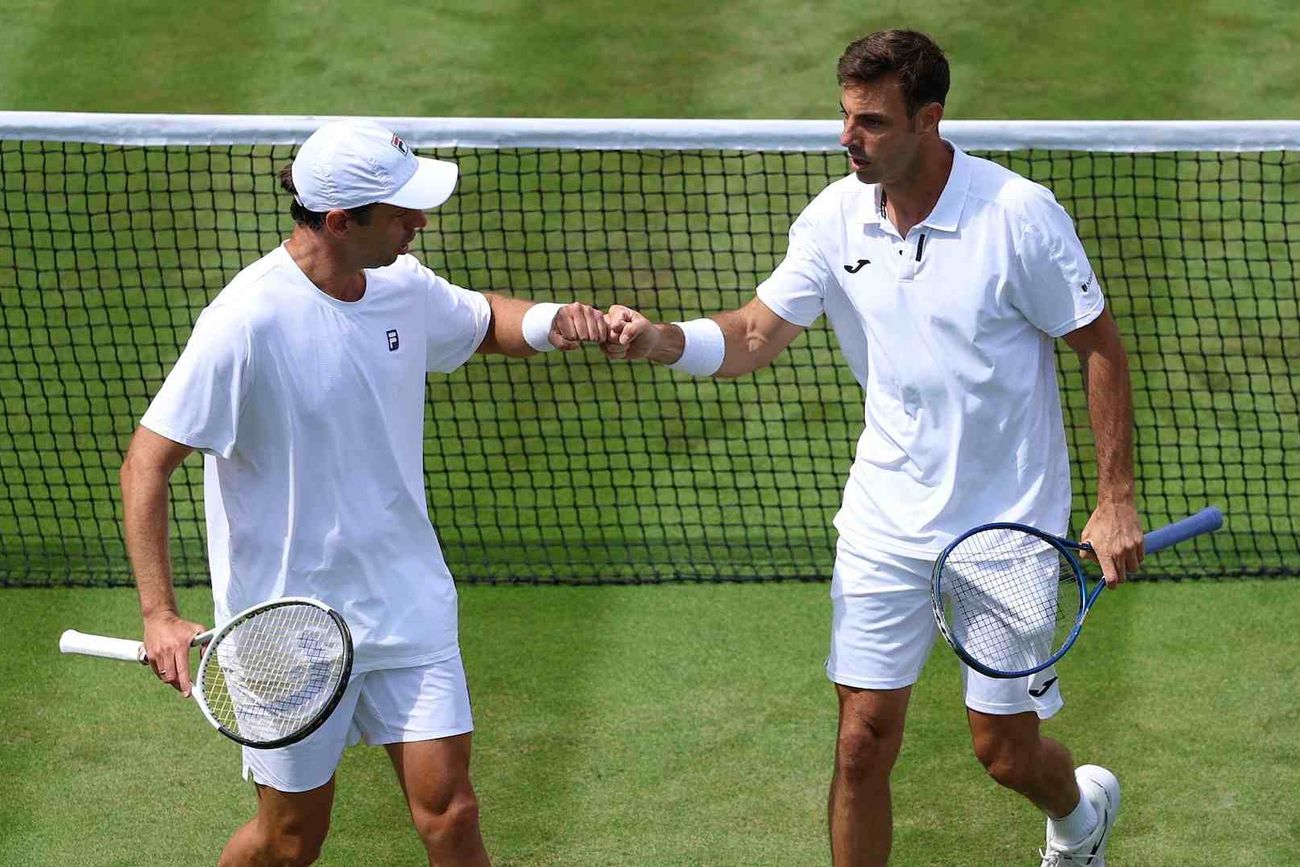 La dupla de Zeballos y Granollers se despidió de Wimbledon en 16avos.
