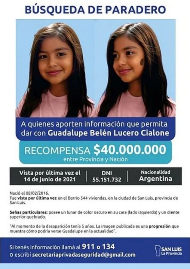 El Gobierno de San Luis actualizó la imagen de Guadalupe Lucero.
