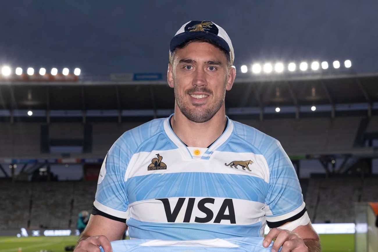 Matías Alemanno, primer cordobés en alcanzar los 100 caps con Los Pumas.