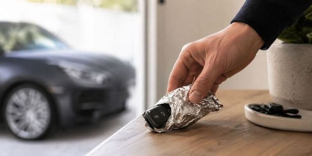 Por qué recomiendan envolver las llaves del auto en papel aluminio para evitar robos.