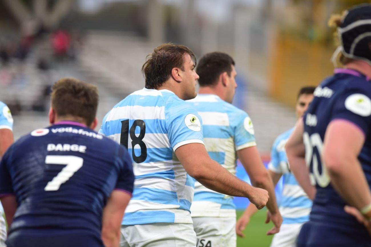 Los Pumas frente a Escocia en el Kempes por la primera fecha de la Nations Championship.