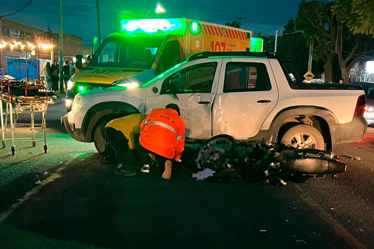 La zona del choque. (Policía)