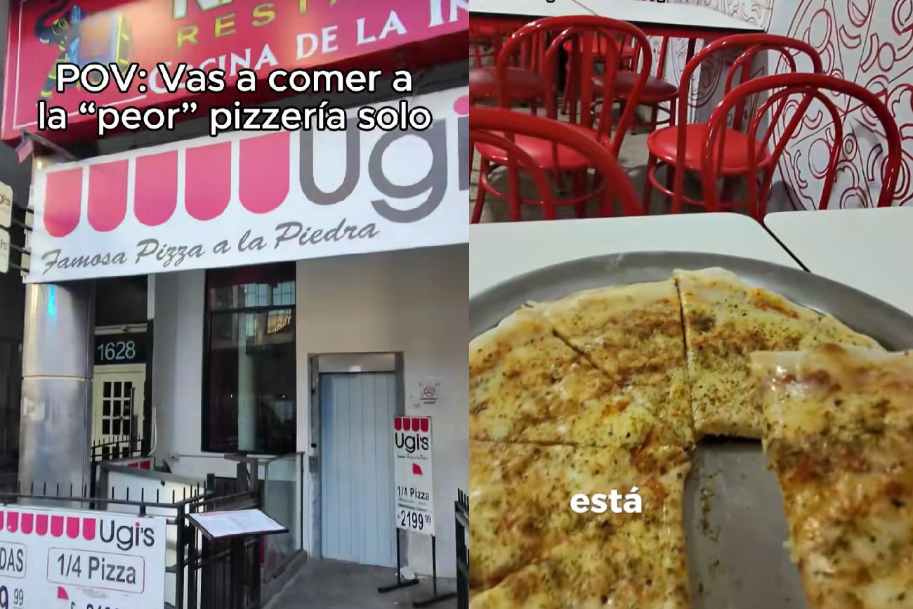 Fue a comer a la "peor pizzería" de Buenos Aires y la respuesta del empleado es viral