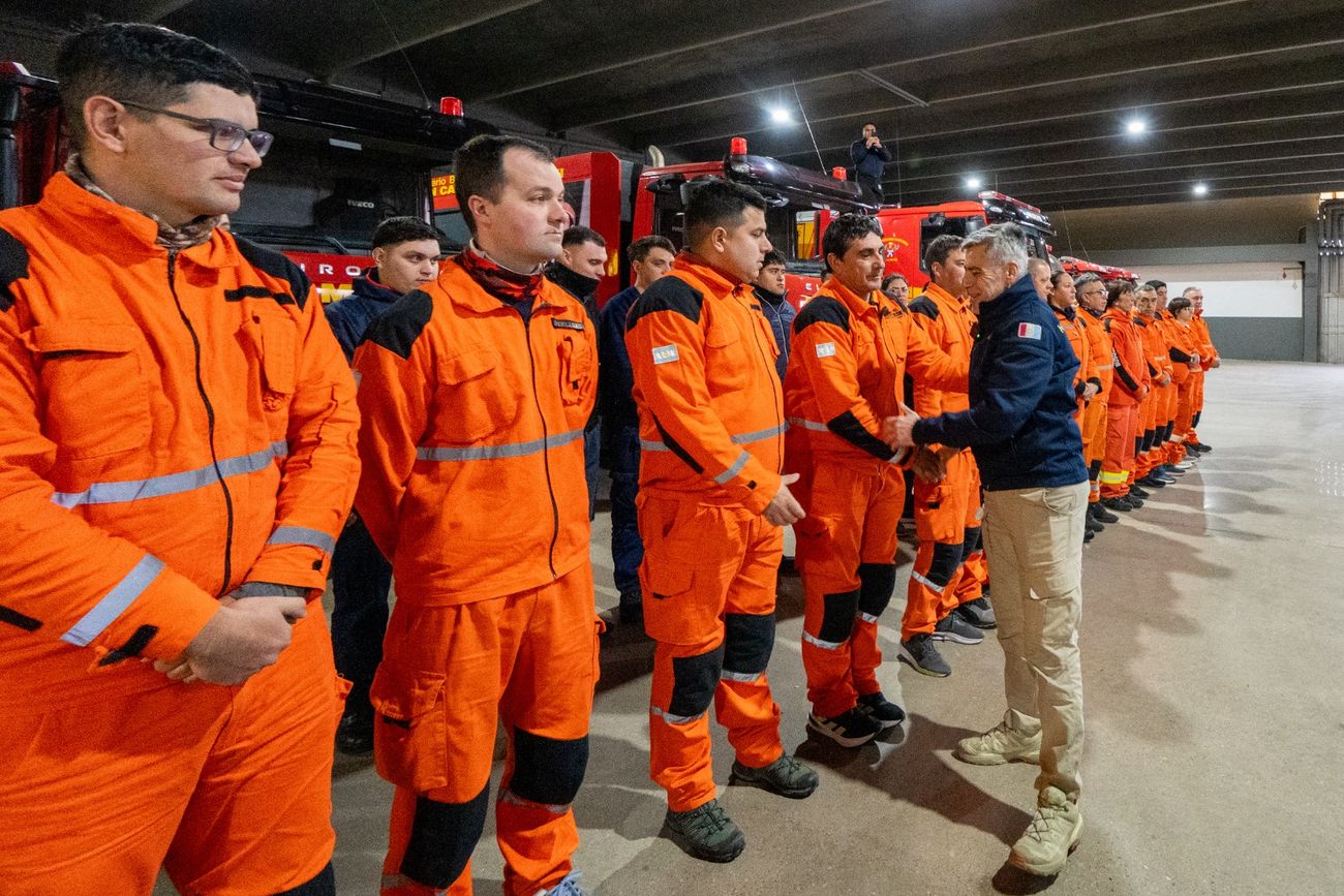 Brigadistas cordobeses se suman a las tareas de rescate en Venezuela.