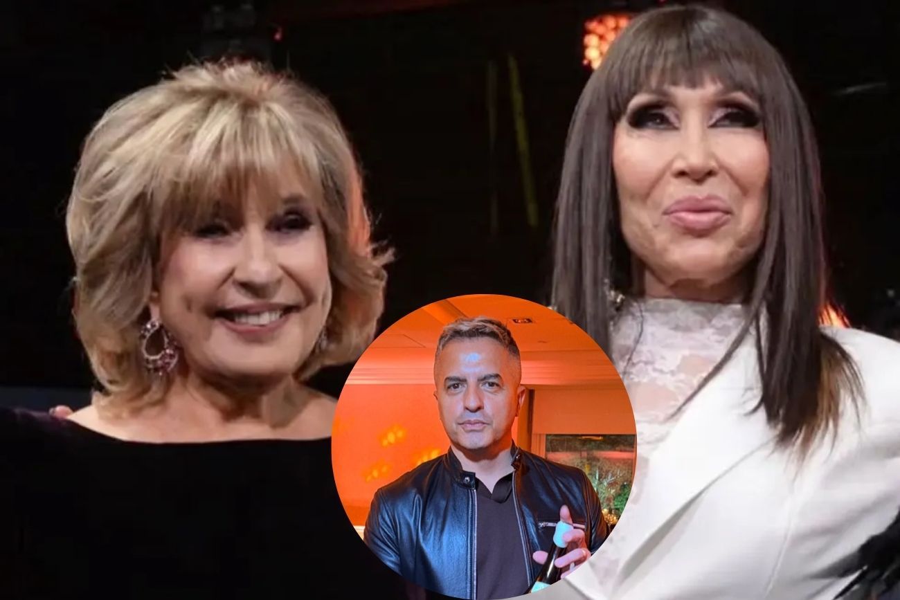 El encuentro de Georgina Barbarossa y Moria Casán en el cumpleaños de Ángel de Brito