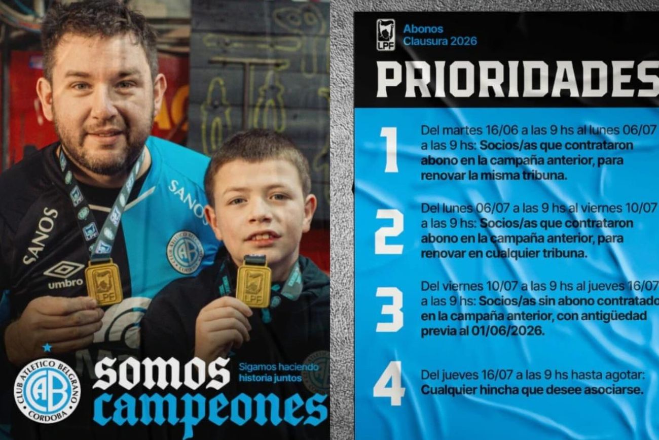 Belgrano: comenzó la Prioridad 2 para los abonos del Clausura 2026 con importantes novedades