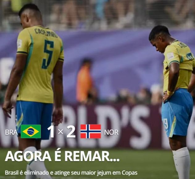 Brasil eliminado de la Copa del Mundo. Qué dicen los medios.