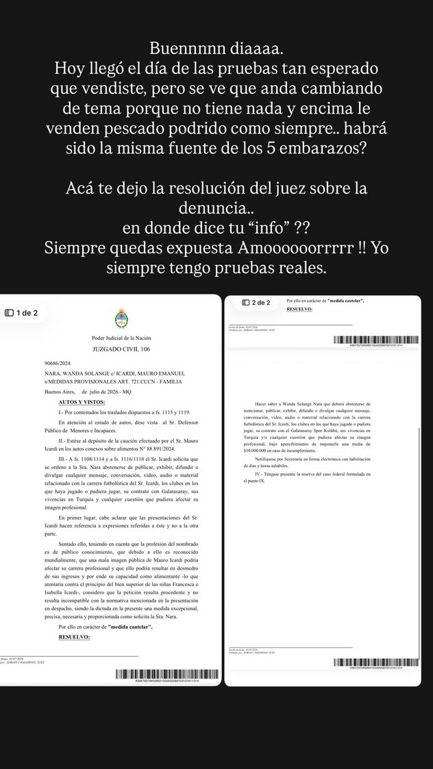 Las historias de Mauro Icardi.