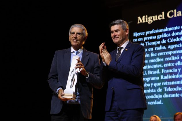 Uno de los Premios Jerónimo fue para el periodista Miguel Clariá.