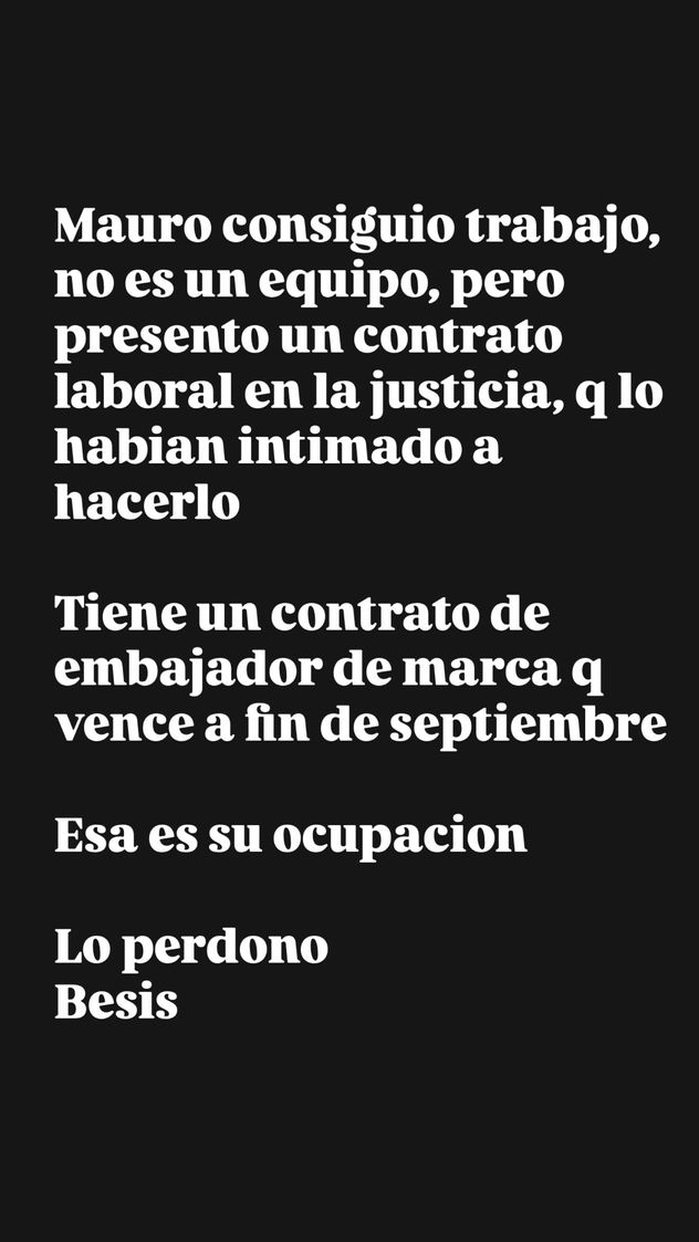 La historia que publicó Yanina Latorre antes de su programa.