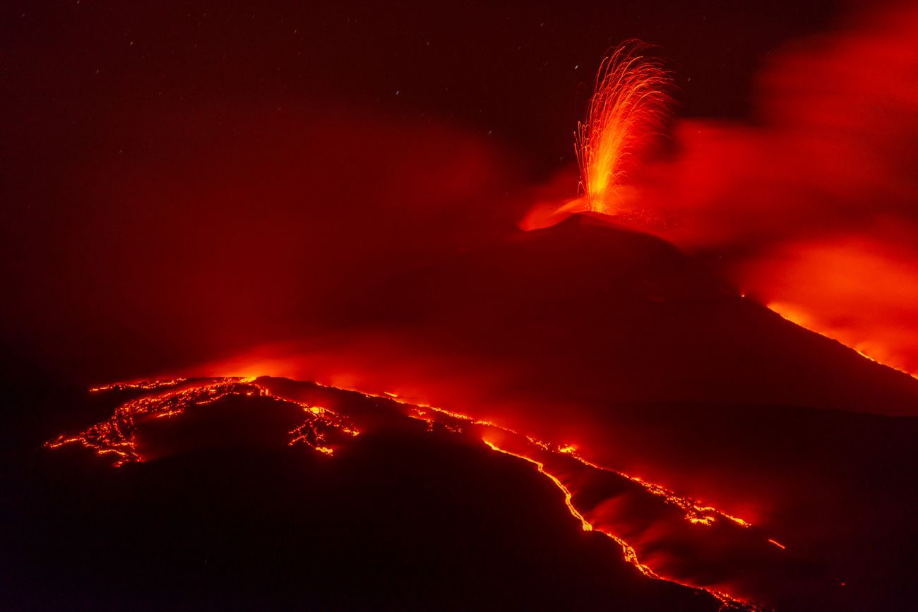 El Monte Etna, cerca de Catania, Italia, el martes 26 de agosto de 2025. (Archivo)