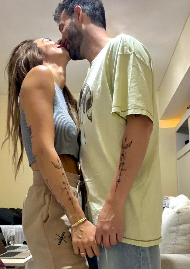 Elías Piccirillo y su novia cordobesa, Florencia Epelbaum.