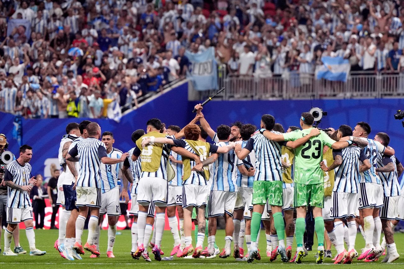 Locura total en Atlanta: el festejo de Argentina tras la épica victoria ante Egipto