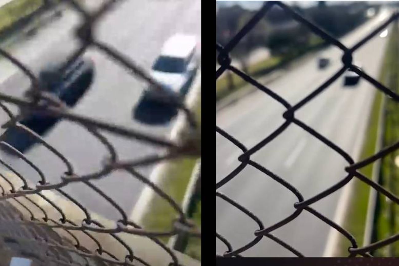 Insólito choque: hizo marcha atrás en plena Panamericana y provocó un siniestro durante los festejos de la selección.