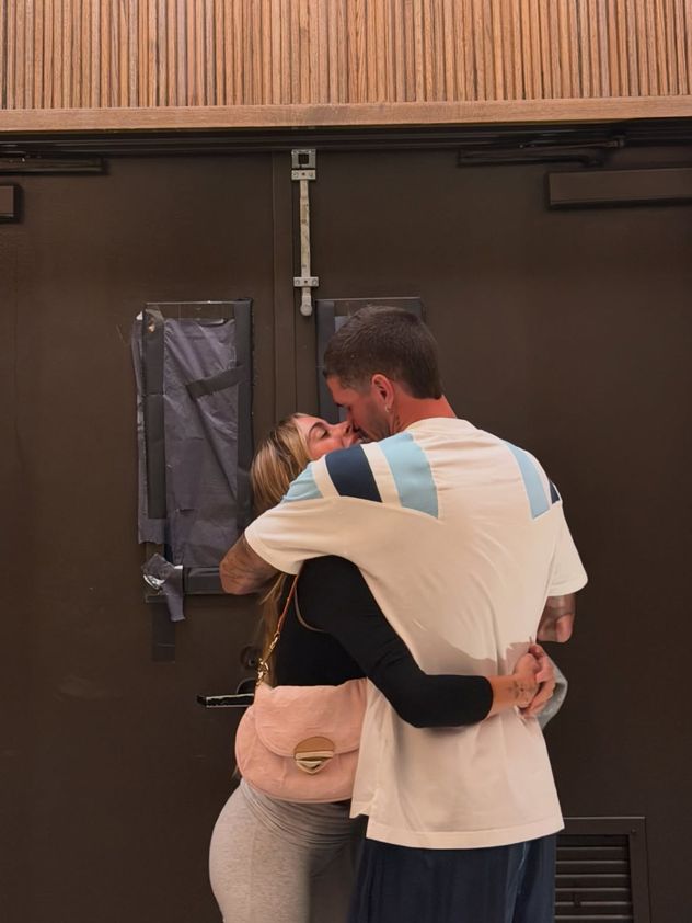 Tini y Rodrigo de Paul en su día libre.