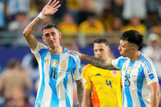 Ángel Di María tras la final de la Copa América ante Colombia en 2024.