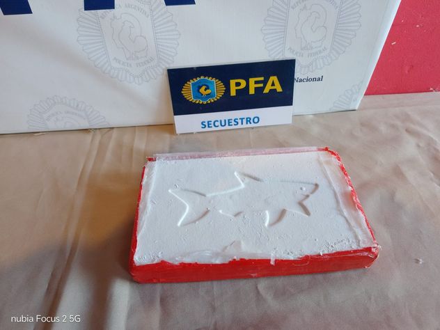 La droga secuestrada. (PFA)