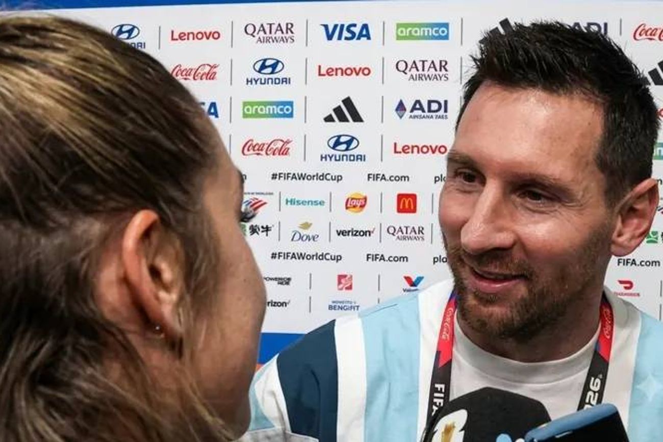 El descargo de Sofi Martínez tras el gesto de Messi: A un varón no se lo hacen