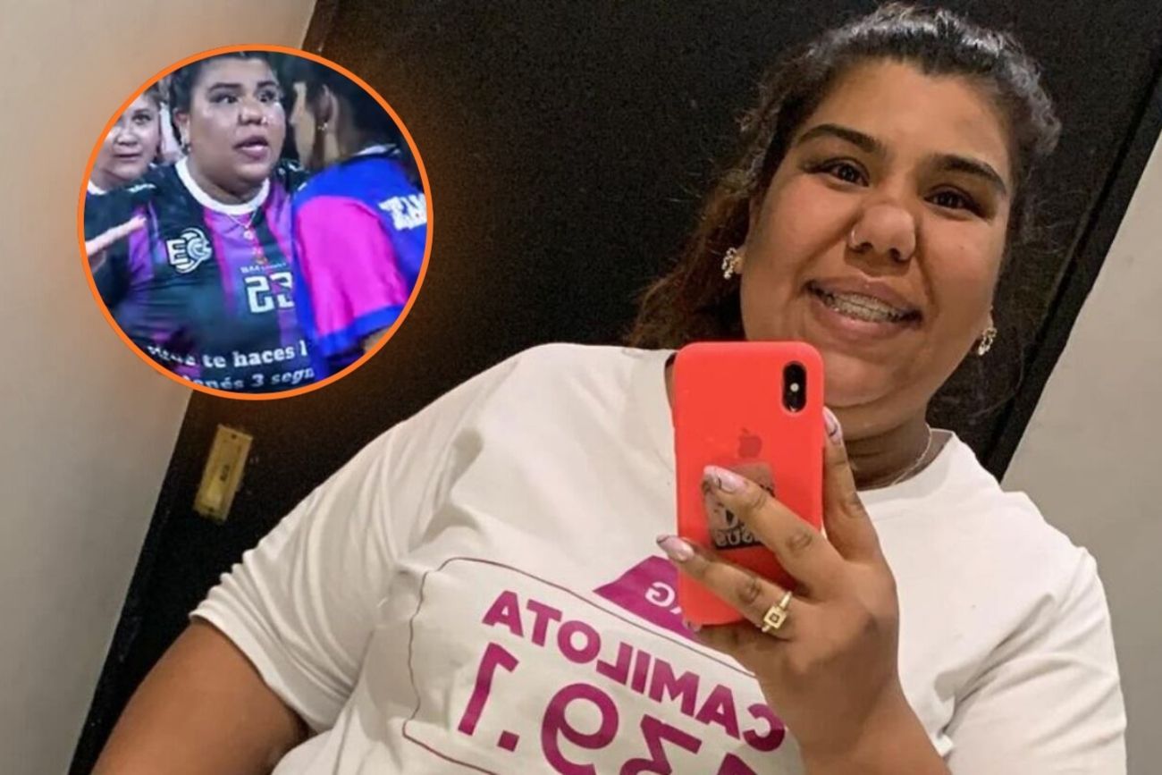 Camila Deniz, más conocida como "Camilota" en las redes sociales, vivió un tenso momento en un partido de fútbol.