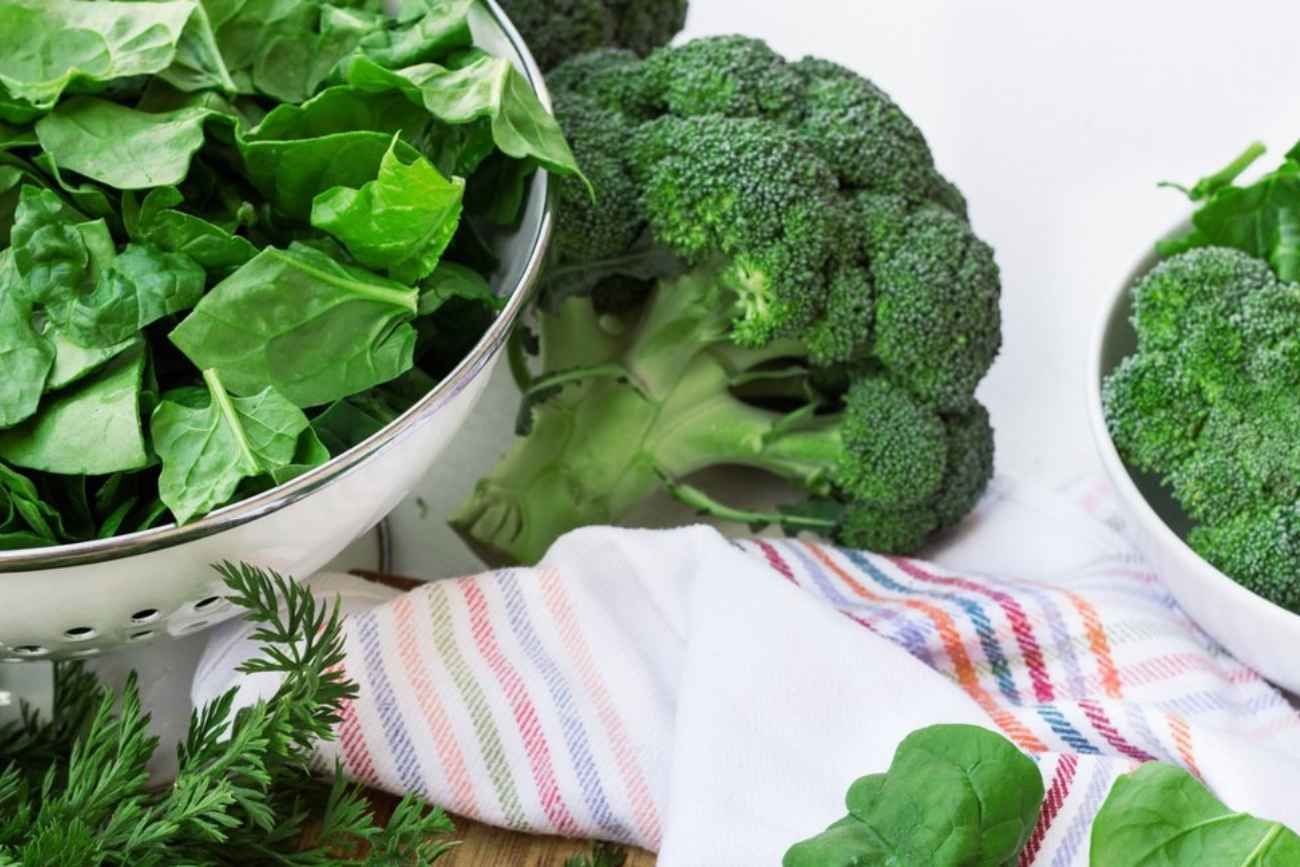 Verduras de hoja verde.